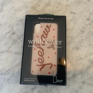 WildFlower iPhone XS / X case - new in box